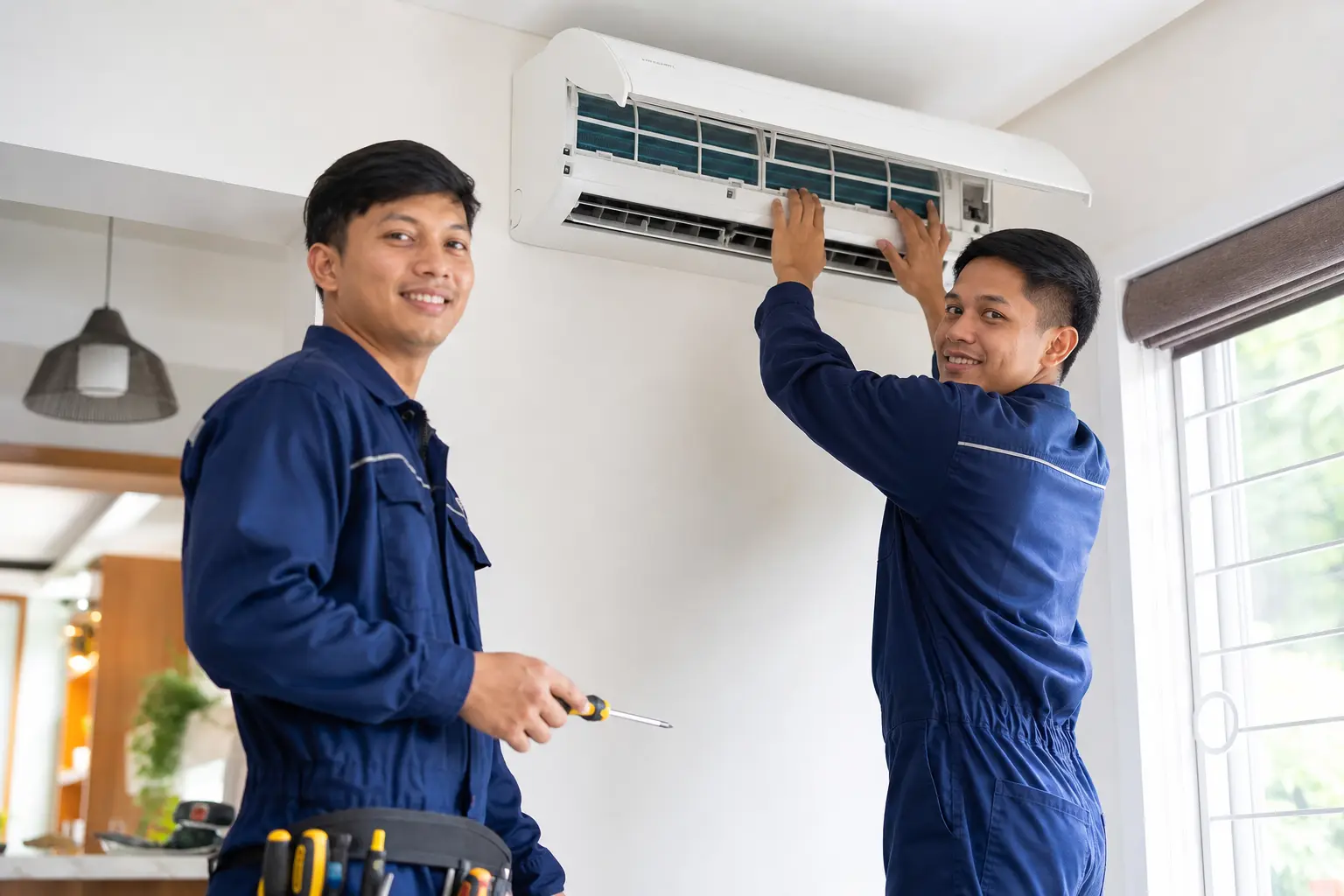 Certified Cavite Air Care technicians providing professional air conditioning services in Dasmariñas, Cavite
