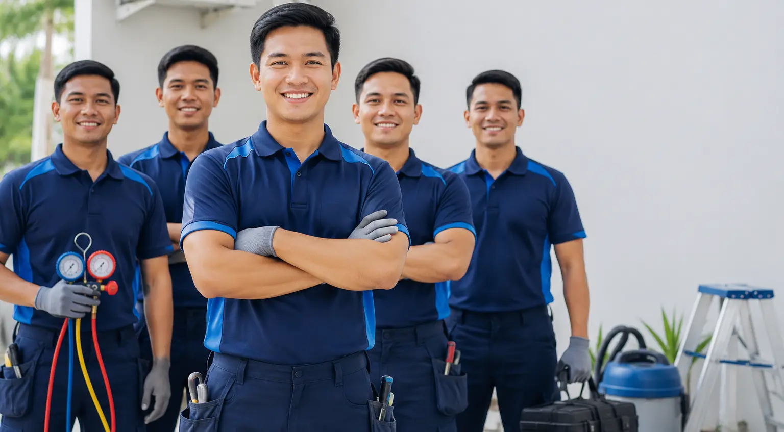 Certified Cavite Air Care technicians providing professional air conditioning services in Dasmariñas, Cavite