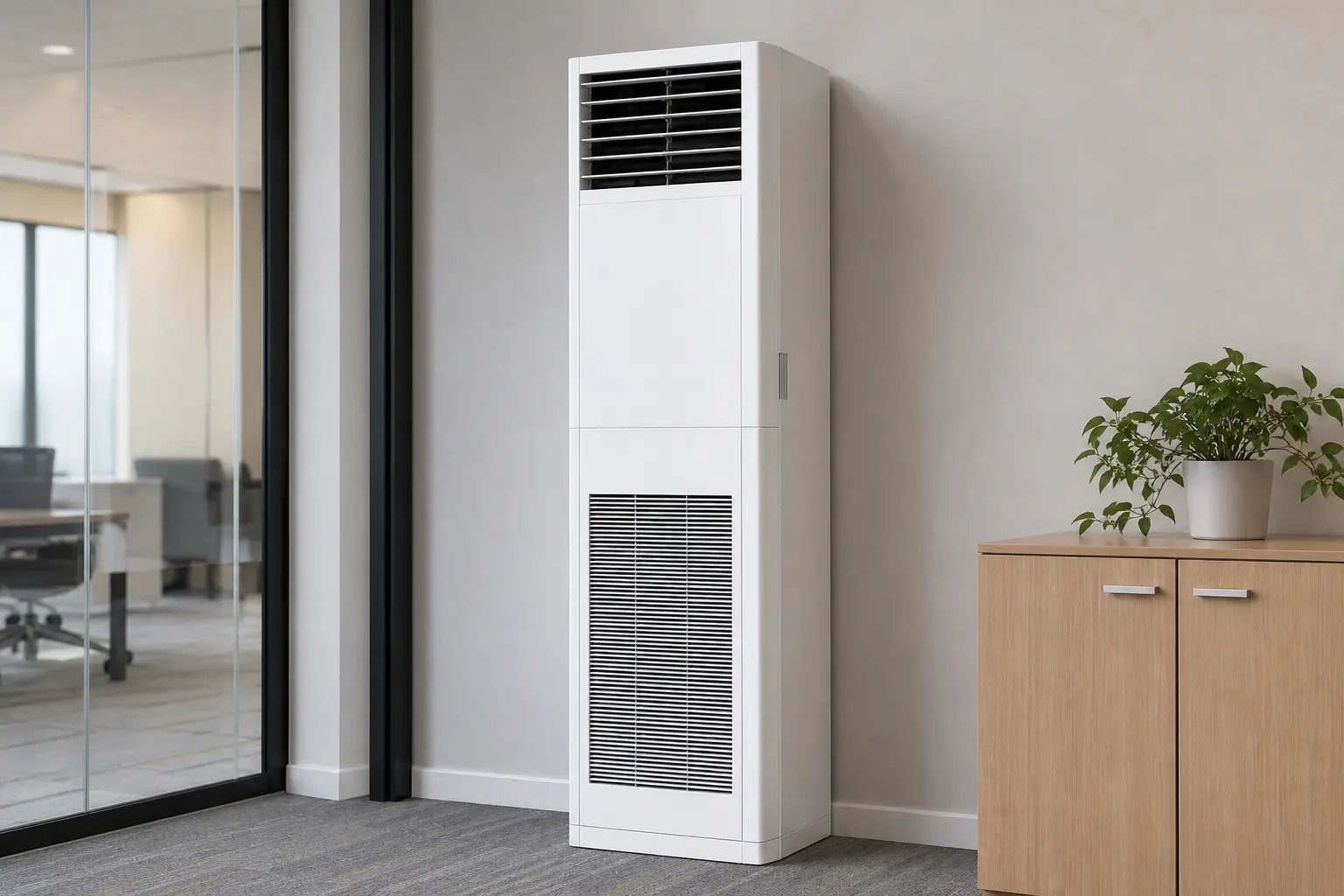 Floor standing air conditioning unit in Dasmariñas, Cavite